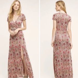 NWT Cecilia Prado Anthropologie XS Posy Knit Dress maxi